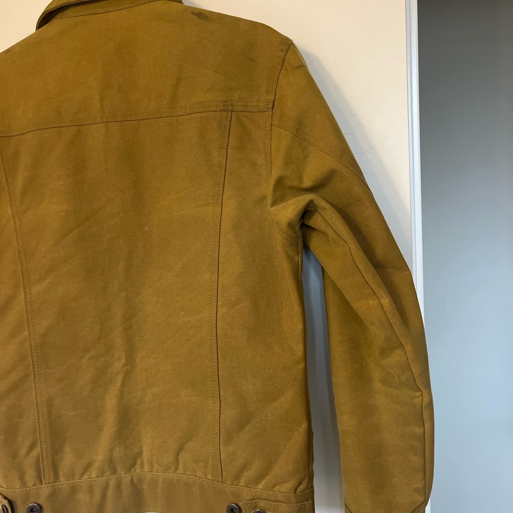 Filson Men's Tincloth Short Lined Cruiser Jacket - Picture 5 of 6